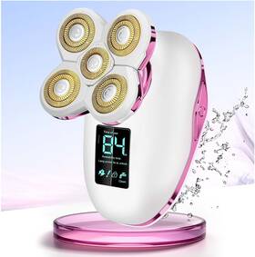 Razor-ipx7 Hyehet 705353346446 Electric Razors For Women Legs 5d Magnetic Detachable Head Flawless W