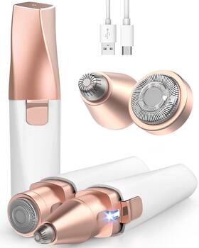 233w Ifanzetech Eyebrow Facial Hair Removal For Women 2 In 1 Rechargeable Face Shaver Eyebr