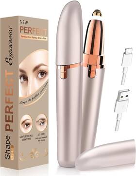 243j Ifanzetech Eyebrow Trimmer For Women Rechargeable Hair Remover With Led L
