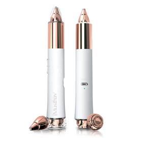Mv400-w1 Imusthav 2-in-1 Portable Rechargeable Painless Eyebrow Trimmer And Facial Hair Remover