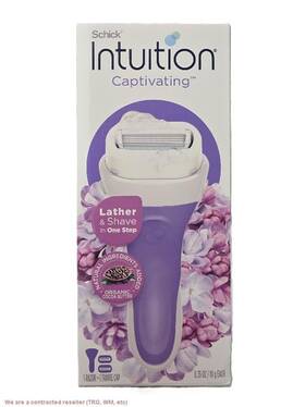 Intuition 841058023418 Womens 4 Blades Reusable Captivating Razor Kit - 3ct