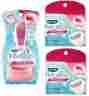 Intuition Schick Schik Plus Handle Pomegranate Refills 6 Ct W Free Pink Tweezer 647732512700
