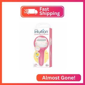 W302067500 Intuition Schick Lemon Berry Breeze Razors For Women 1 Razor And 2 Raz