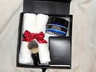 Jack Black Mens Pure Performance Shave Boxed Set Brush Towel Lather New 682223080283