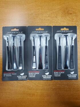 E14e Japonesque 639428257354 3 Boxes Of Beard And Brow Touch Up T-razor Damg Box 7354
