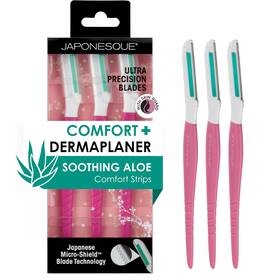 Japonesque 639428991906 Dermaplaner With Soothing Aloe Comfort Strip - Skin Tool