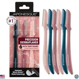B0bw1g87xr Japonesque Precision Dermaplaner Facial Razors 2pk - Eyebrow And Hair Blades 6ct