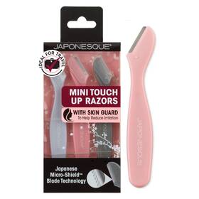 Mt-348 Japonesque Mini Touch Up Razors - Travel Size Dermaplaning Tool Set 3 Piece