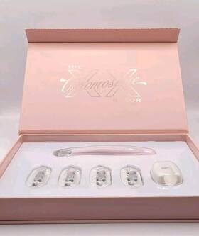 Jeremy S Razors 704260951194 Jeremys Womens Starter Set Four 5-blade Razor Refills One Pink Handle
