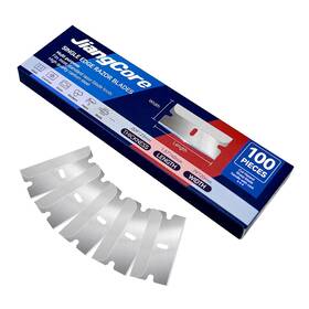 Us-pk100 Jiangcore 100 Count Single Razor Edge Blades Premium Sk5 Carbon Steel Ultra-sharp &