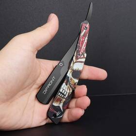 Jifront 734931603251 Professional Straight Edge Razor With 100 Single Blades-barber