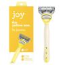 Joy Razor Handle 2 Blade Refills Yellow