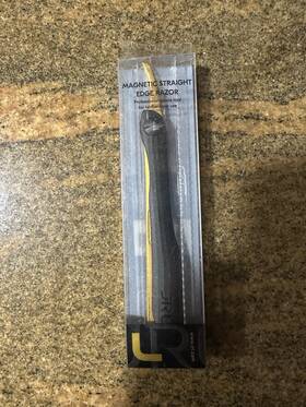 Jdj01 Jrl Professional Magnetic Straight Edge Razor Gold Black