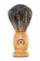 Jsc-pb-wood-001 Justice Shaving Company Brush Pure Badger Hair Bristles Gently Exfoliates Comfortable Shave Gift 725185212245