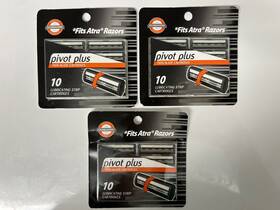 48488811 K-mart 30 Pivot Plus Razor Cartridges And Lubricating Strip Twin Blades Fits Atra