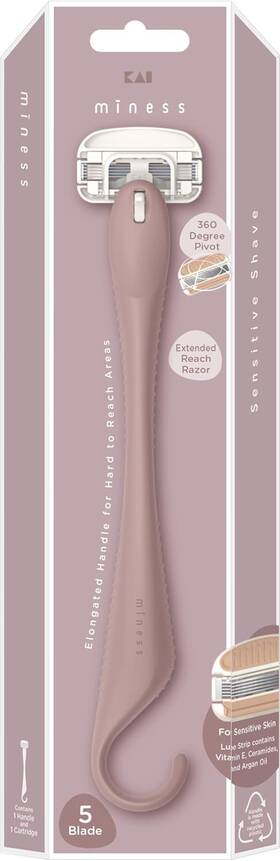 Kai Beauty 675690770825 Miness Extended Reach Body Razor Gentle Groomer