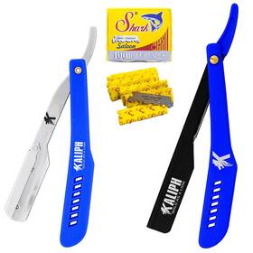 Kaliph 809555766481 Professional Straight Razor For Men - Premium Pack Of 2 Edge