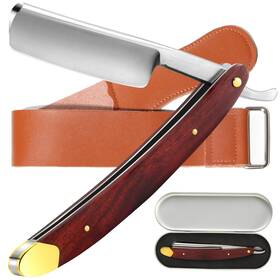 24031500147 Kdimsy Straight Razors For Men Vintage Razor With Wooden Handle And Steel S