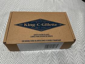 18sb King C. Gillette Double-edge Safety Razor Blades For Better Control 100 Count