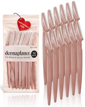 Kitsch 313042122150 Dermaplaning Tool - Face Razors For Women And Men Eyebrow Trimmer Fa