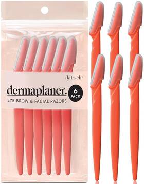 69902 Kitsch Dermaplaning Tool - Face Razors For Women And Men Eyebrow Trimmer Fa