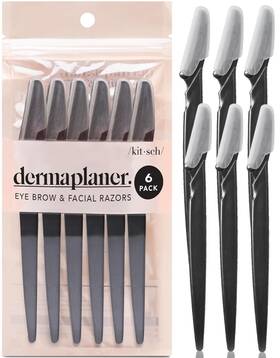 Kitsch 810112569872 Dermaplaning Tool - Face Razors For Women And Men Eyebrow Trimmer Sh