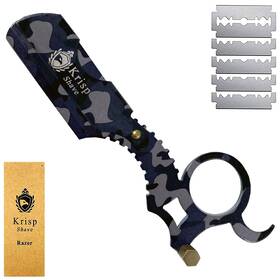 Krisp Beauty 343485283651 Professional Classic Straight Edge Barber Razor For Close Shav Inch