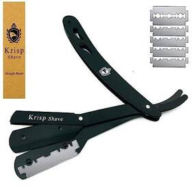 Krisp Beauty 343485485161 Professional Straight Edge Barber Razor For Close Shaving - Salon Quality