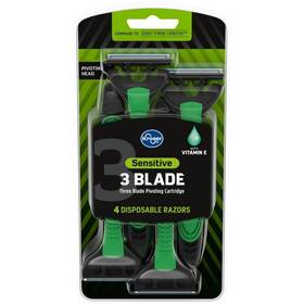 Kroger 100137930901 Triple Blade Mens Disposable Razor 1 Ct - Pack Of 3