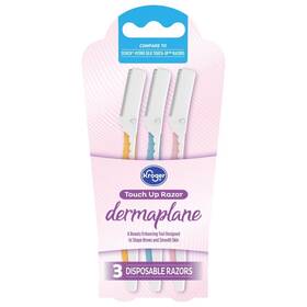 Kroger 100137930925 Touch Up Razor Dermaplane Disposable Refills 3 Ct - Pack Of