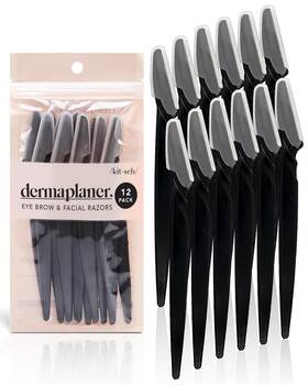 Ktsch 812696025454 Dermaplaning Tool Face Razors Eyebrow Trimmer Disposable For Women And Men