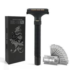 Kwan Yee Gor 194467133248 Full Brass Adjustable Safety Razor For Men Butterfly Open And Long Handle