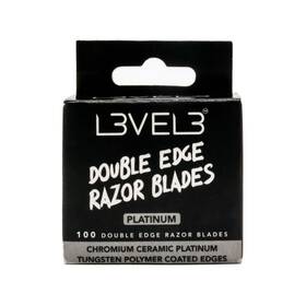 L3 850036570455 Double Edge Razor Blades - Platinum Coated Stainless Steel F