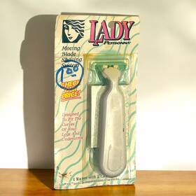 Lady Personna 024500580428 Vtg Moving Blade Shaving System 1 Razor With 2 Cartridges 1995