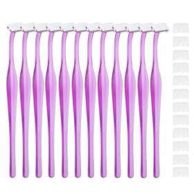 69c4hvax Larrel 12 Pcs Small Eyebrow Razors Mini Face Shavers Facial Hair Removal Eye Brow Razo