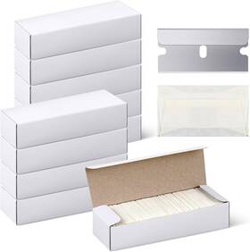 Lasnten 445009254284 1000 Pcs Single Edge Razor Blades Industrial Scraper Safety