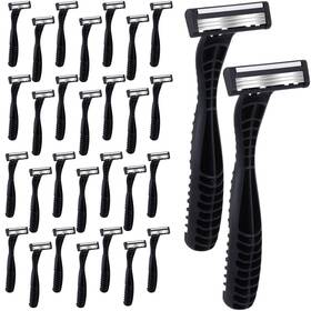 Hiu-lasnten-1641 Lasnten 30 Pcs 3 Blade Disposable Razor For Men Bulk Head Set Mens