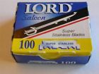 Lbse-100b Lord Razors 100 Razor Blades