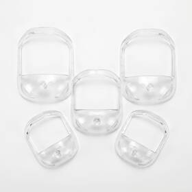 Lcvasvuz R4-brhj-zby7 5 Pcs Men S Beard Shaping Template Tool Precision Trimmer Guide Clear