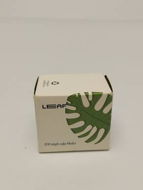 Leaf Shave 810125810725 Single-edge Safety Razor Blades - 200 Count