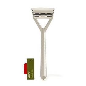 Leaf Shave 857858007176 Razor Silver - All-metal Eco-friendly For Women And Men Include