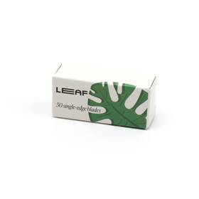 Leaf Shave 857858007459 Single-edge Safety Razor Blades - 50 Count 1 Pack Of