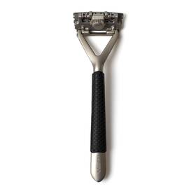 Leaf Shave 857858007466 The Razor Grip Sleeve Black - Silicone Handle