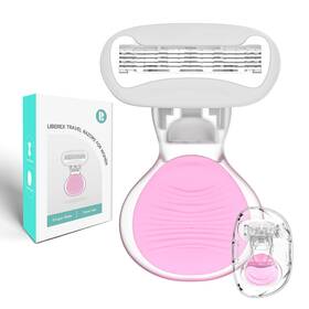 Liberex Cleansing Your Days 313033370355 Travel Razors For Women With Case - Mini Size Vacation Must Have Shaving Accesso