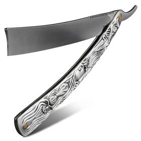 4351397959 Liberhaus 1pcs Straight Edge Razors For Men - 11.5 Inch Blade Shave