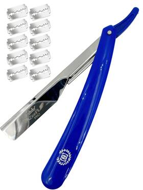 Liberty Supply 771012367978 Razors For Men Shave Straight Razor Shaving Rasierer Rasurar Cuchilla Blue