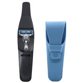 Linmei 717994481707 2 Pack Silicone Razor Travel Case Blue Black Compatible With Gillette Park