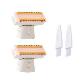 Linmei 717994600702 2pcs Razor Replacement Heads 2 Blades Brushes Body Trimmer Blade
