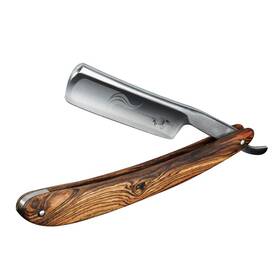 Liuqo 739608858644 Straight Razor Wooden Handle Shave Ready For Men Barber Edge Brown