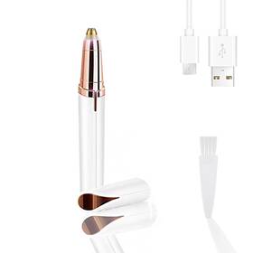 Lixiongbao 726962431057 Usb Rechargeable Portable Electric Eyebrow Trimmer Pen For Wemen Hair